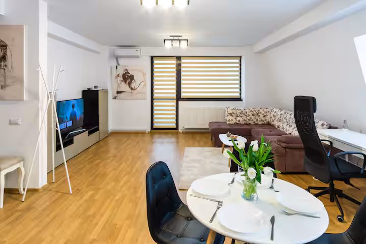 Interiorul apartamentului Purple